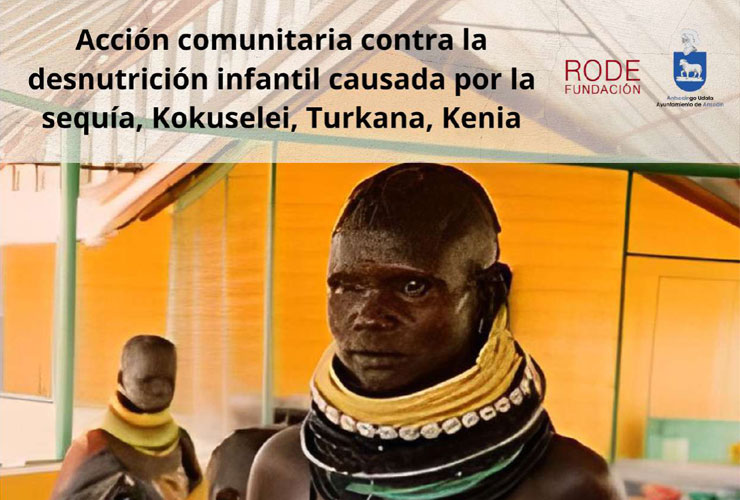 Fundacion Rode Acción comunitaria contra la desnutrición infantil causada por la sequía, Kokuselei, Turkana, Kenia